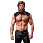 Fetish Submissive Attitude – Brigade eco-leather men's chest harness – black – one size — Photo 1