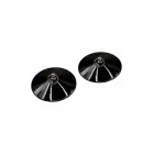 Guilty Pleasure Linking Loop Covers – decorative metal nipple covers – black – 6 cm — Photo 2