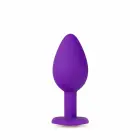 Blush Temptasia Heart-Shaped Silicone Plug – S – Purple — Photo 1