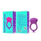 B Swish Bcharmed Basic Wave фиолетовое силиконовое кольцо для члена – 5 режимов — Фото 8