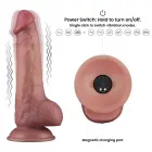LoveToy Dual Density Power Cock – вибрирующий реалистичный дилдо – 8,5" – 10 режимов — Фото 8