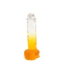 Kiotos Cox Color дилдо – 22.5 cm (9″) – Прозрачный/Желтый — Фото 4