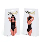 Wet look bodis – juodas – S — Nuotrauka 1
