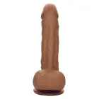 Dual Density Realistic Dildo with Suction Cup – 16 cm (6.25″) – Brown — Photo 8