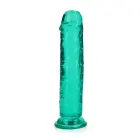 Taisns reālistisks caurspīdīgs dildo ar piesūcekni – 18 cm (7″) — Foto 3