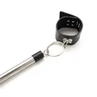 BDSM izstiepšanas stieņis ar potīšu važām – melns – 50 cm — Foto 3