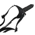 Silikoonist strap-on dildo – 17 cm (6.7″) – Must — Foto 4