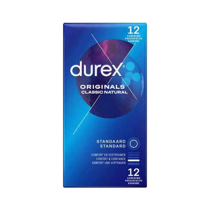 Durex Originals Classic naturaalsed kondoomid – 12 tk