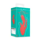 Loveline Mini Triple Stimulation Vibrator Scarlet Kiss – kompakts silikona vibrators ar trīspunktu stimulāciju – sarkans — Foto 2
