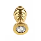Twister Butt Plug – M – Gold — Photo 5