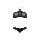 Exposed by Magic Silk bandeau tipa topa un biksīšu komplekts – melns – 2XL — Foto 4