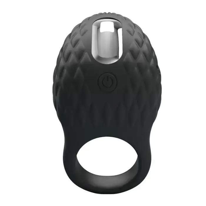 PRETTY LOVE - Heloise 7 Function Vibrating Cock Ring - Black