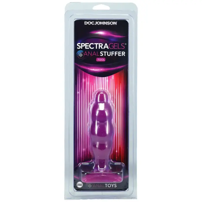 Doc Johnson Spectra Gels Anal Stuffer Butt Plug – 12.7 cm – Clear