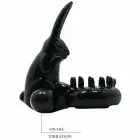 Baile Sweet Ring Intimate Stimulation System with Rabbit Attachment – Black — Photo 4