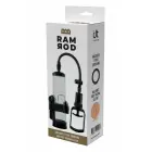 RAMROD Vibrating – penis vacuum pump with multi-speed vibrating bullet and sleeve – transparent – 20 cm — Photo 1