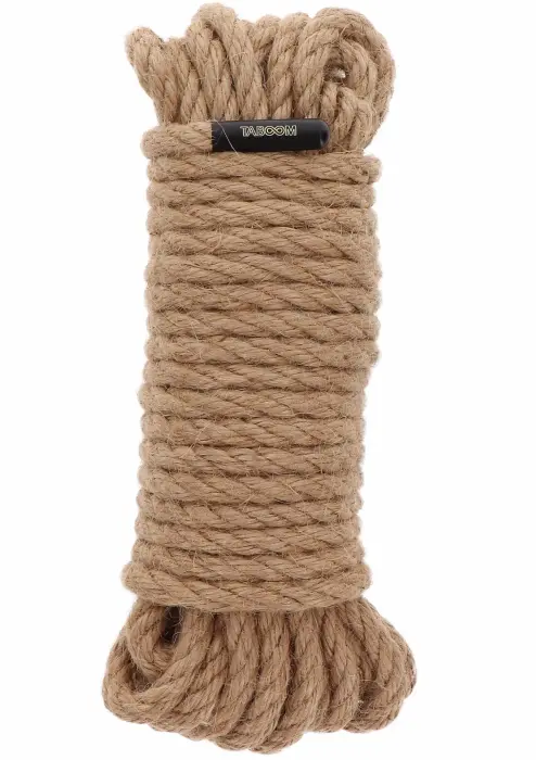 TABOOM Hemp Bondage Rope 10 m – 7 mm – Nude