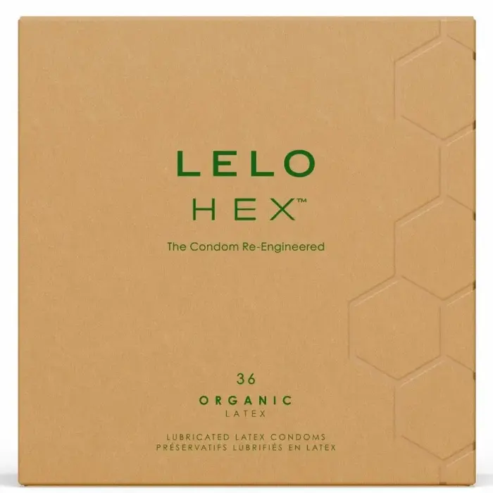 LELO HEX Organic Eco-Friendly Condoms – 36 pcs.