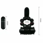 Baile Sweet Ring Dual-Stimulation Silicone Intimate Ring – Black — Photo 8