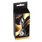 MyLove Toys Jewellery серебряная анальная пробка в форме сердца – 7 cm – Прозрачная — Фото 8