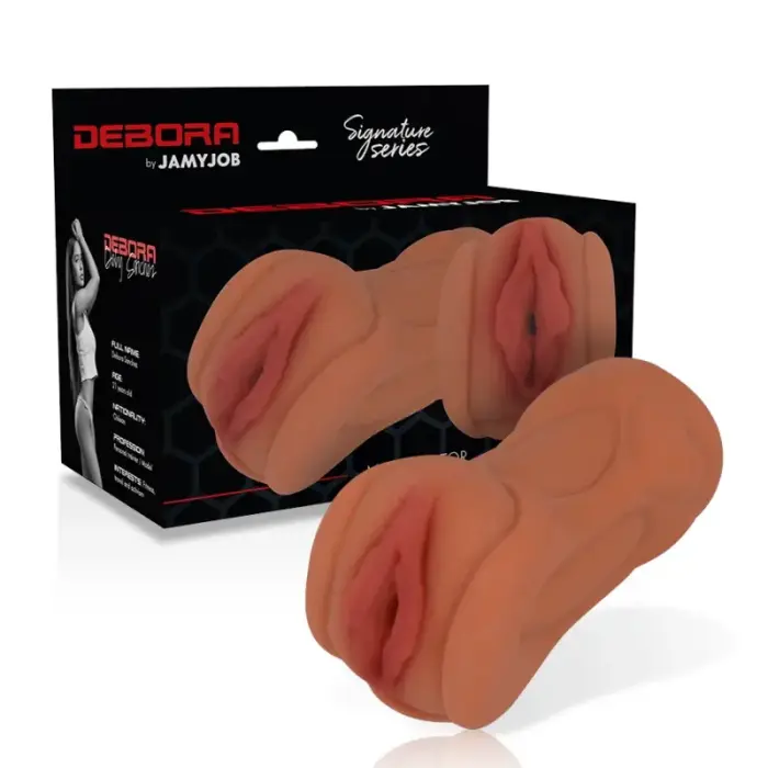 Jamyjob Signature Debora Intimate System TPR anatoomiline varrukas – nahavärv – 15 cm