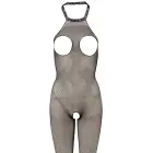 NO:XQSE Mesh Bodysuit with Open Crotch and Open Cups – Black – S/L Photo