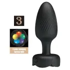 PRETTY LOVE Osborn – Silicone Anal Plug with 10 Vibration Modes – 14 cm – Multicolored — Photo 2