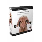 WHIPSMART Diamond Pleasure Swing – regulējamas seksošanas šūpoles – rūpnieciskais rāmis – melnas — Foto 1