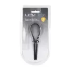 Wide Adjustable Silicone Lasso Cockring – Black — Photo 1