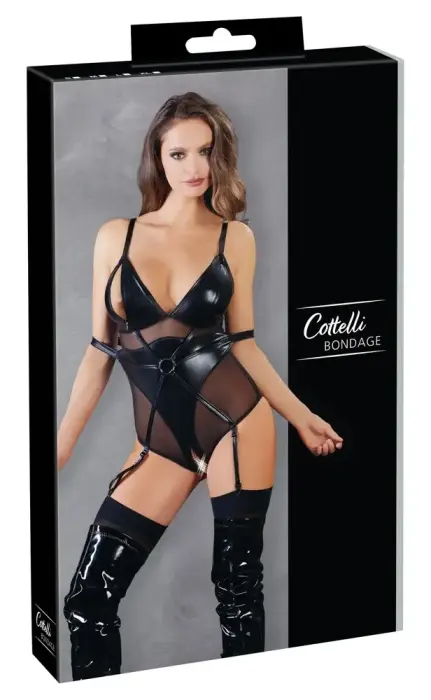 Cottelli Collection Bondage Body Ring – чёрный – L