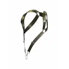DNGEON Straight Back Harness ķermeņa siksnu josta – zaļa – One size — Foto 7