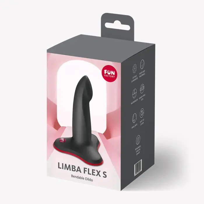 Limba Flex S дилдо – 12 см – черный