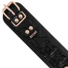 BEGME Black Edition Premium Vegan Leather Collar with Neoprene Lining – Black — Photo 6