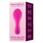 Femme Fun Solia Bullet – flat-tip compact vibrator with 21 modes – pink — Photo 1