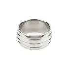 Mr. Steel Oval Barrel Cock Ring – 5.5 cm – Silver — Photo 5