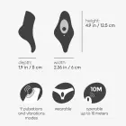 Mobula biksīšu vibrators ar tālvadības pulti – 12.5 cm (5″) – rozā — Foto 5