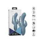 Triple Ecstasy Rabbit Vibrator – Grey — Photo 5