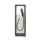 OUCH! Īpaši garš silikona vibrējošs urētras spraudnis – 45 cm (17.7″) – melns — Foto 2