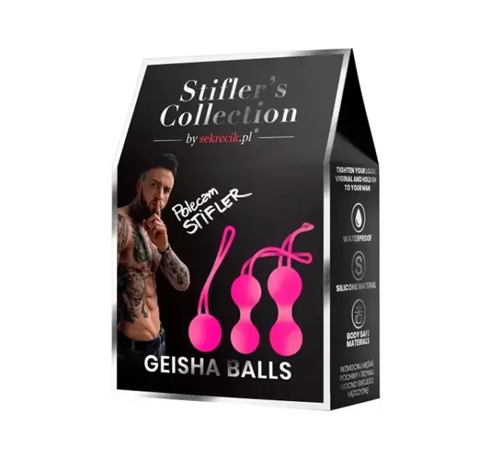 Sekrecik Stifler's Collection Geisha силиконовые шарики – розовые (3 шт.)