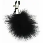 Sportsheets S&M Adjustable Feathered Nipple Clamps – Black — Photo 1