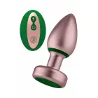 FemmeFunn Bougie Plug – алюминиевая анальная пробка с беспроводным пультом – розовое золото – 11 режимов – 8,9 см — Фото 2