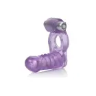 Double Diver Vibrating Penis Enhancer – Purple — Photo 1