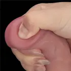 LoveToy Dual Density Power Cock – вибрирующий реалистичный дилдо – 9" – 10 режимов — Фото 5