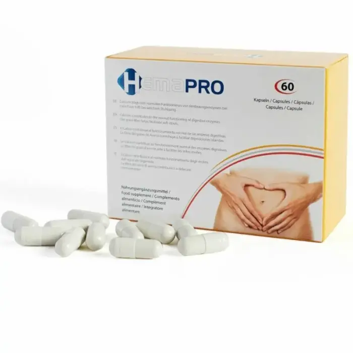 500 Cosmetics Hemapro Pills – растительная БАД для кровообращения и комфорта пищеварения – 60 таблеток