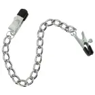 BK Adjustable Nipple Clamps with Chain – Silver — Photo 3