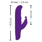 Sweet Smile G-Butterfly vibratorius – 15.5 cm (6.1″) – violetinis — Nuotrauka 7