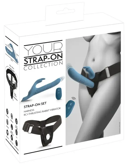 Strap-on trušu vibrators – 26.1 cm (10.3″)