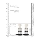 Elektrostimulācijas bipolāri krūtsgala sūcēji – balts/caurspīdīgs Foto 10