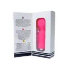 Uzlādējams mini vibrators ar 20 funkcijām – rozā — Foto 10