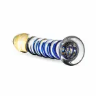 EasyToys Glass Intimate Device No. 1 Curved Design – 18 cm (7″) – Blue — Photo 4