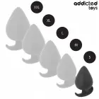 Addicted Toys silikoninis analinis kištukas S – 5.3 cm – Juodas — Nuotrauka 5
